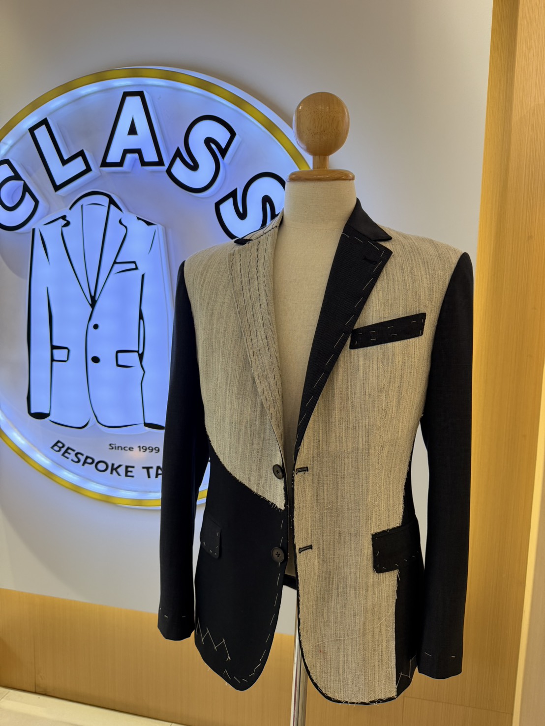 Tailored garments and premium fabric collection in Bangkok